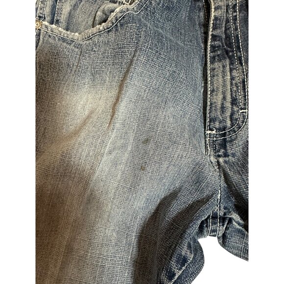 Southpole 4180  Mens Relaxed Fit Blue Jeans Distressed Denim Casual Wear Size 32 - Picture 7 of 16